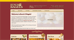 Desktop Screenshot of bunchobagels.com